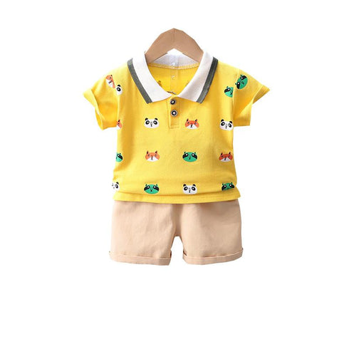 Children's T-shirt Casual Shorts Two-Piece Set